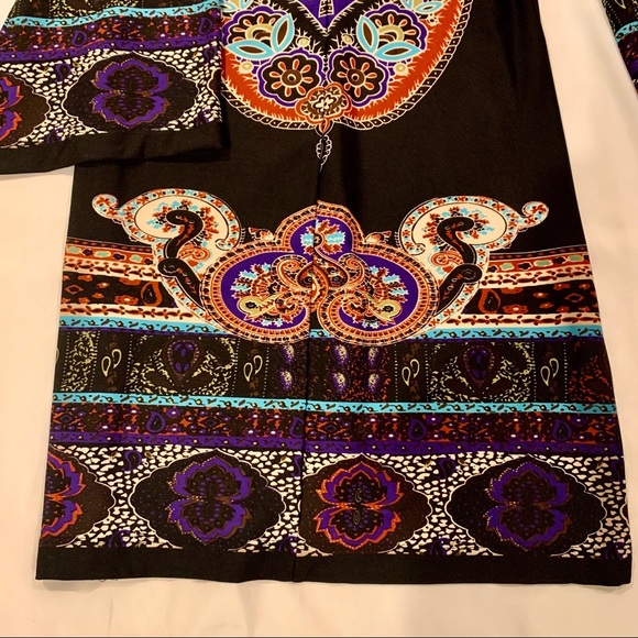 Bailey Blue Boho midi dress. Size M - Picture 6 of 12